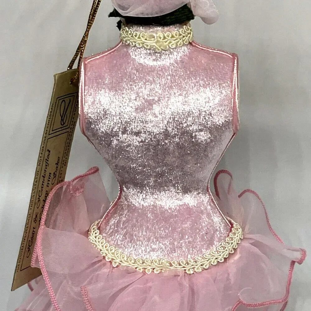 Pink Tutu Dress Form Christmas Ornament Heart &‎ Handcrafted for All Time Sake - Picture 4 of 6